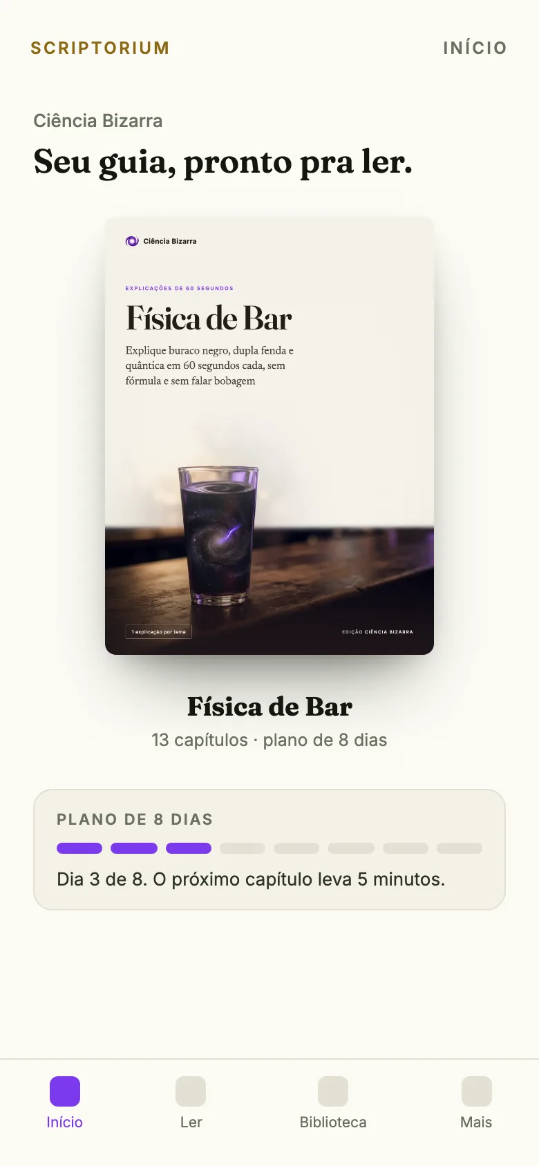 Capa do ebook Física de Bar