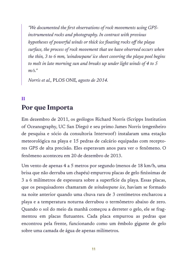 Página do meio de uma edição, com o texto como foi enviado